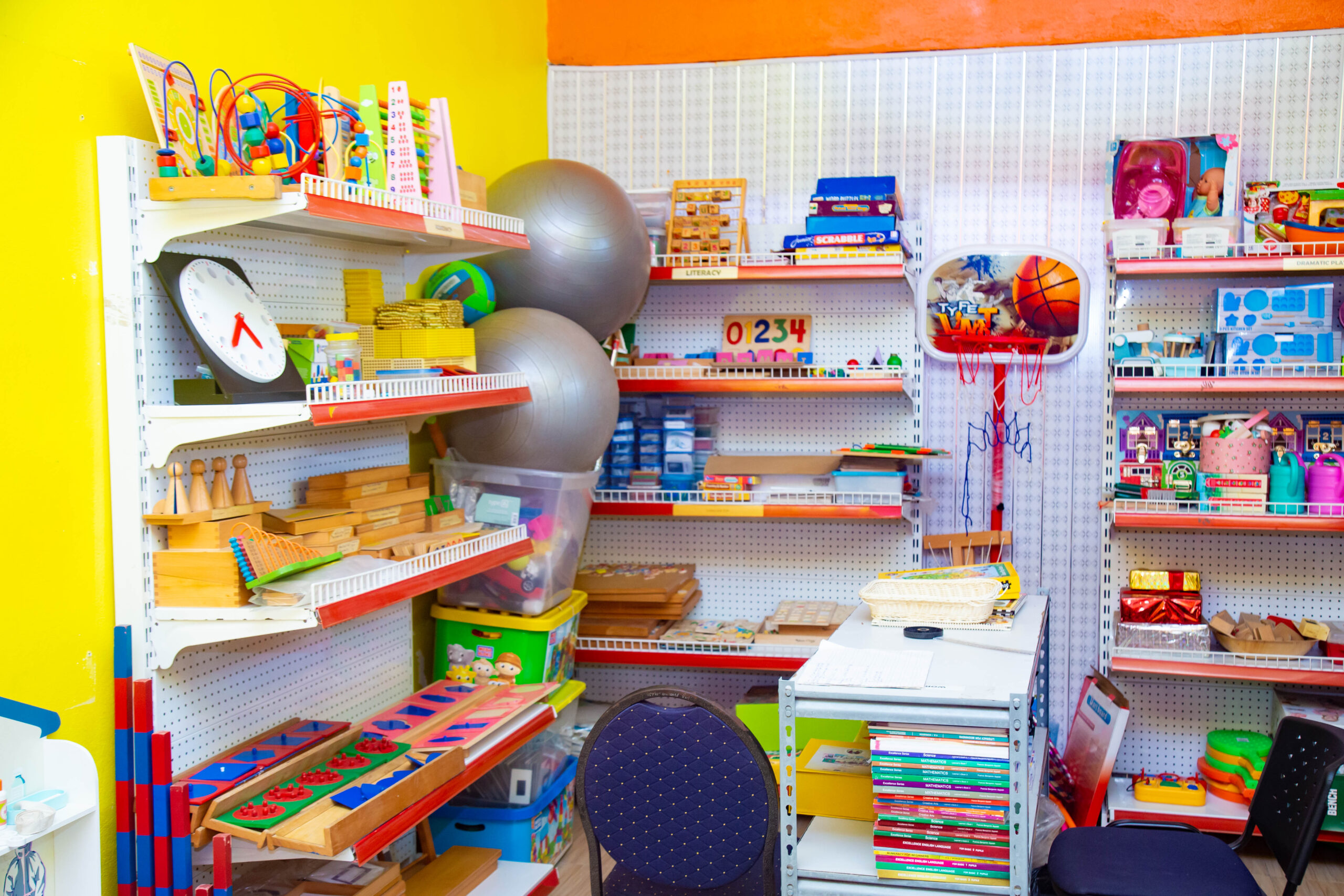 Montessori shelves